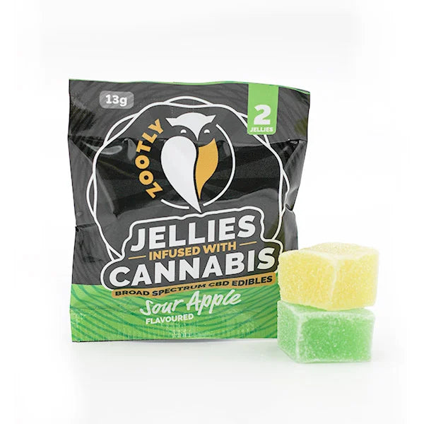 CBD Jellies Jar – Sour Apple (10mg)
