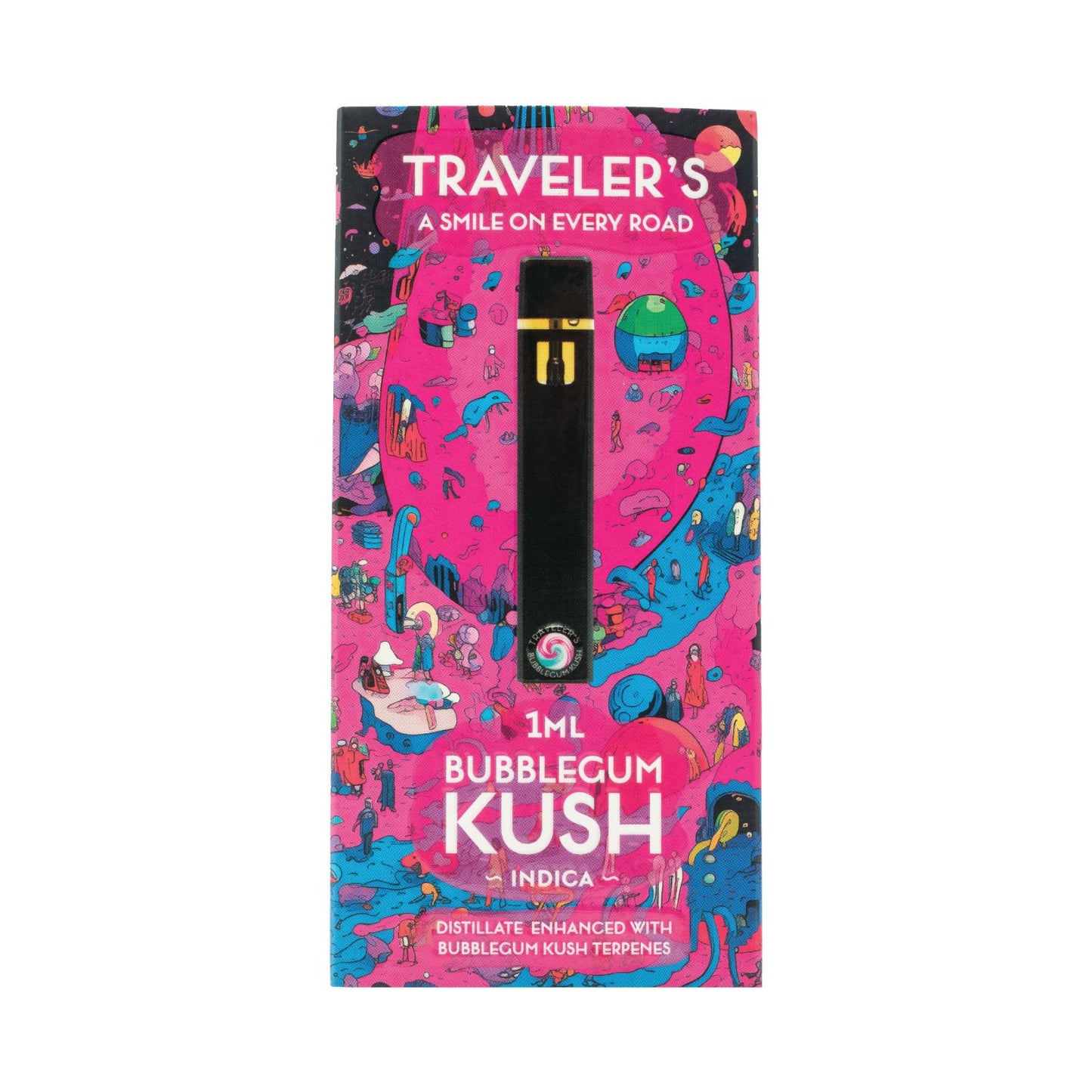 Traveler's Disposable 1ml - Bubblegum Kush