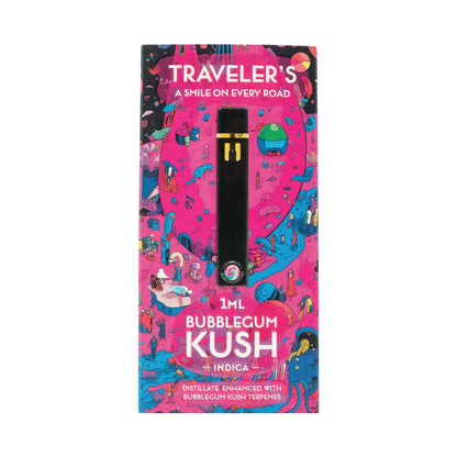 Traveler's Disposable 1ml - Bubblegum Kush